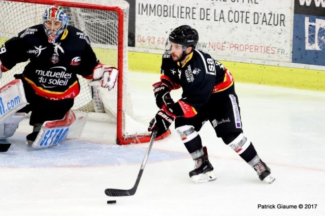 Photo hockey match Nice - Angers  le 01/10/2017