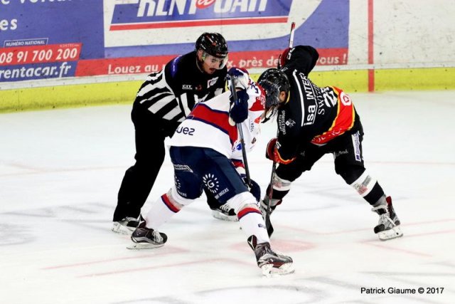 Photo hockey match Nice - Angers  le 01/10/2017