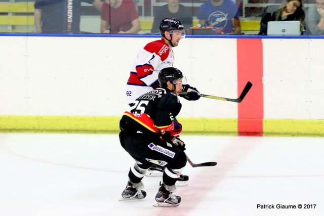 Photo hockey match Nice - Angers  le 01/10/2017