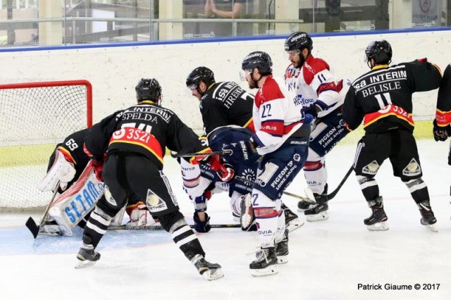 Photo hockey match Nice - Angers  le 01/10/2017