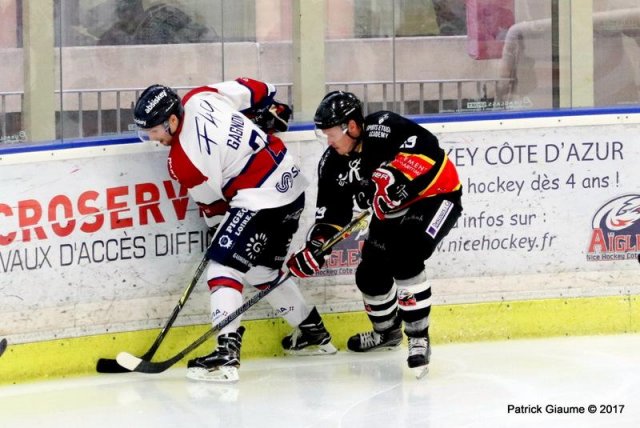 Photo hockey match Nice - Angers  le 01/10/2017
