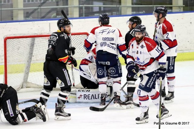 Photo hockey match Nice - Angers  le 01/10/2017