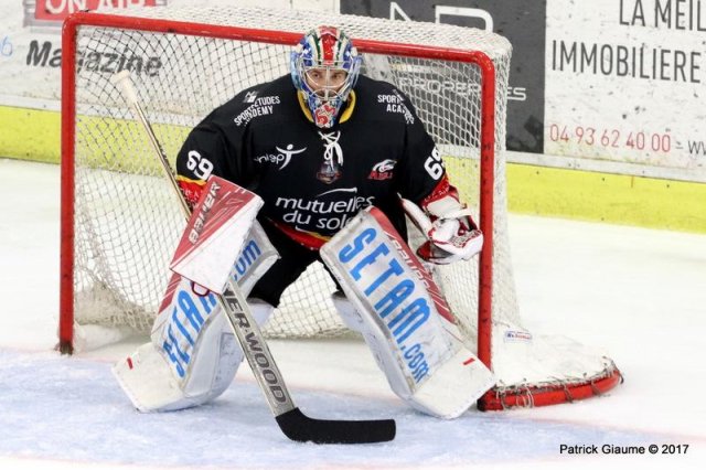 Photo hockey match Nice - Angers  le 01/10/2017