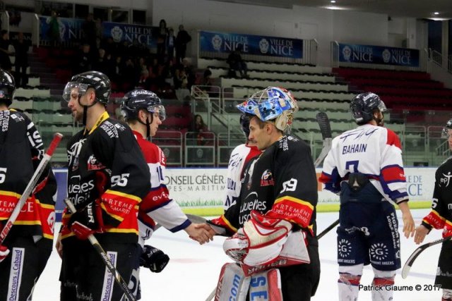 Photo hockey match Nice - Angers  le 01/10/2017