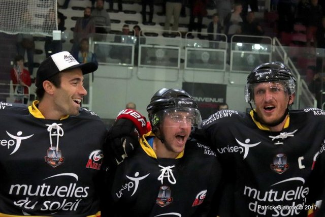 Photo hockey match Nice - Angers  le 01/10/2017
