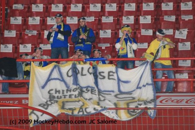 Photo hockey match Grenoble  - Dijon  le 22/02/2009