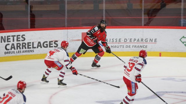 Photo hockey match Amiens  - Grenoble  le 03/10/2017