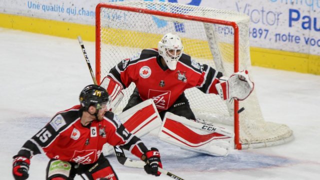 Photo hockey match Amiens  - Grenoble  le 03/10/2017