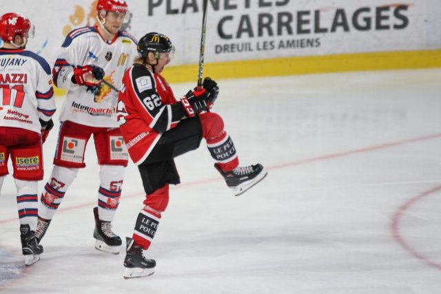 Photo hockey match Amiens  - Grenoble  le 03/10/2017