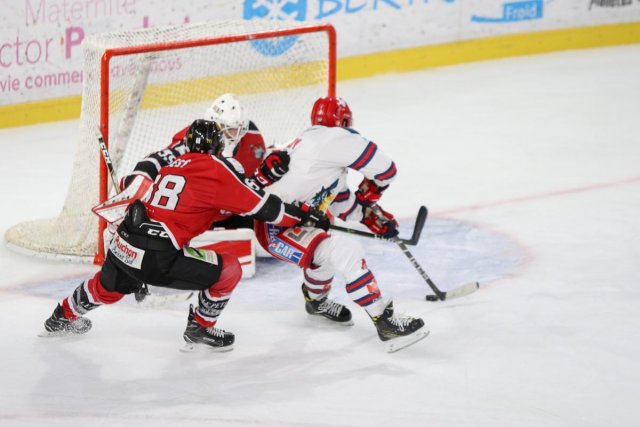 Photo hockey match Amiens  - Grenoble  le 03/10/2017