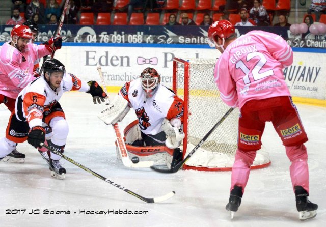 Photo hockey match Grenoble  - Epinal  le 06/10/2017