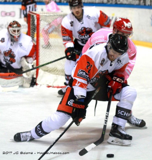 Photo hockey match Grenoble  - Epinal  le 06/10/2017