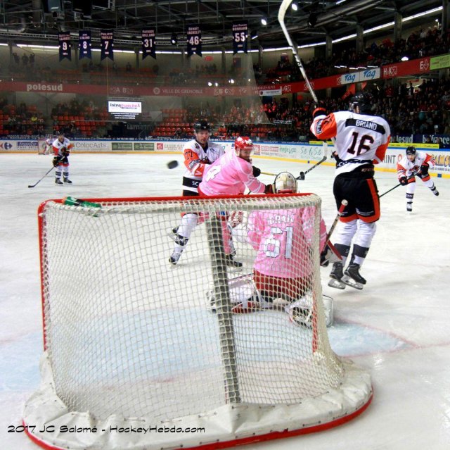 Photo hockey match Grenoble  - Epinal  le 06/10/2017