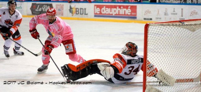 Photo hockey match Grenoble  - Epinal  le 06/10/2017
