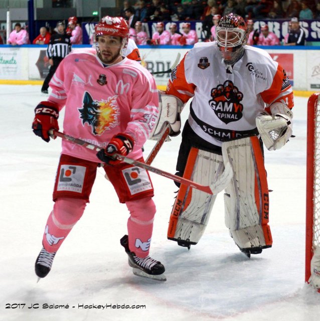 Photo hockey match Grenoble  - Epinal  le 06/10/2017
