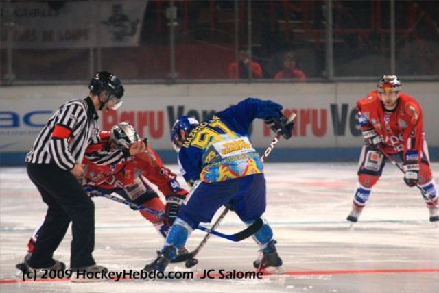 Photo hockey match Grenoble  - Dijon  le 22/02/2009