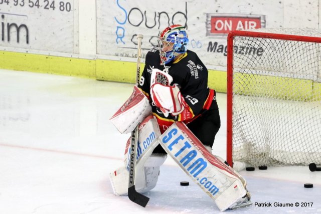Photo hockey match Nice - Amiens  le 06/10/2017