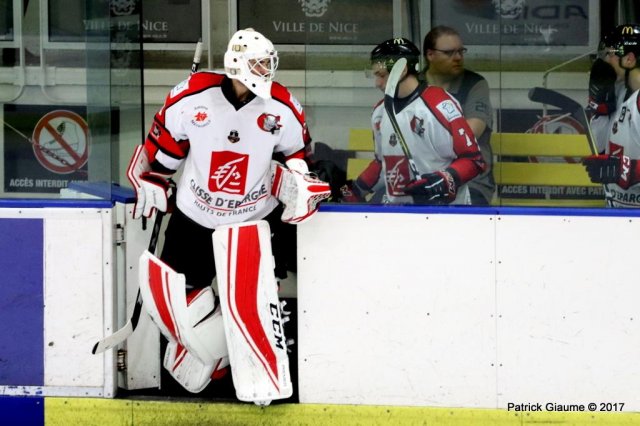 Photo hockey match Nice - Amiens  le 06/10/2017