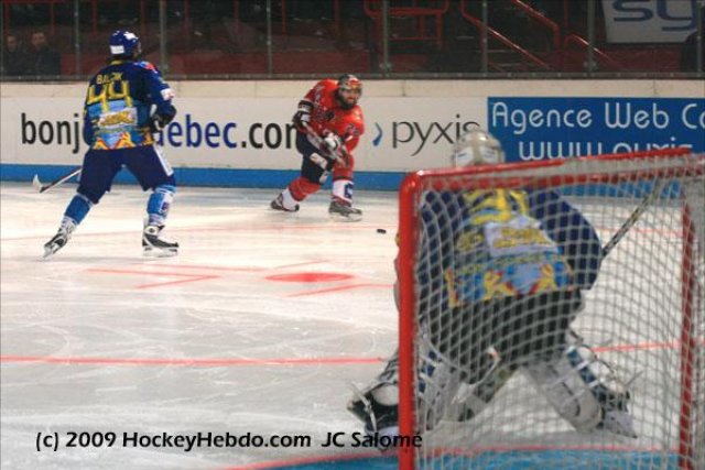 Photo hockey match Grenoble  - Dijon  le 22/02/2009