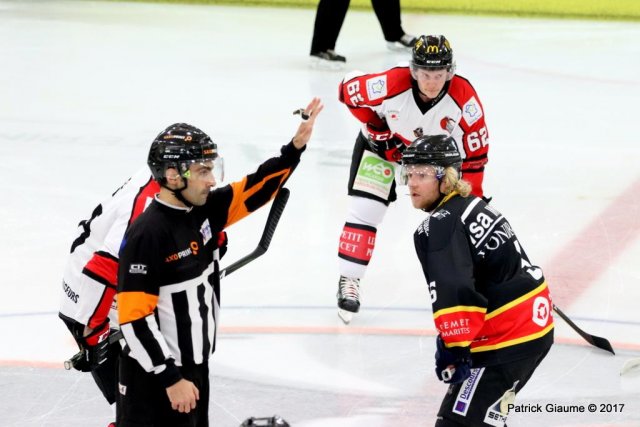 Photo hockey match Nice - Amiens  le 06/10/2017