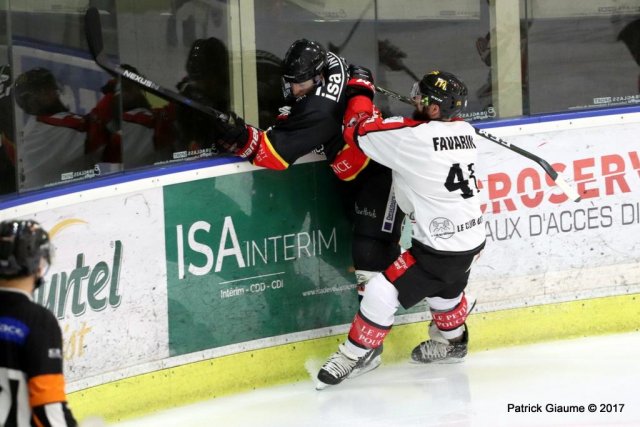 Photo hockey match Nice - Amiens  le 06/10/2017