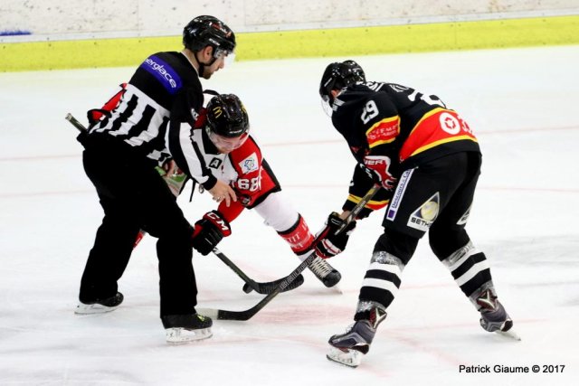 Photo hockey match Nice - Amiens  le 06/10/2017