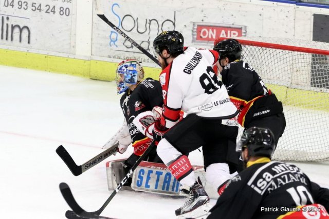 Photo hockey match Nice - Amiens  le 06/10/2017