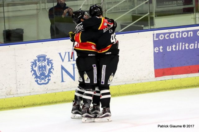 Photo hockey match Nice - Amiens  le 06/10/2017