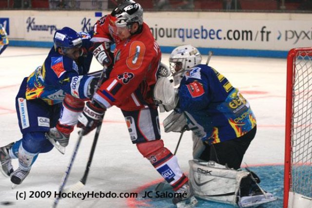 Photo hockey match Grenoble  - Dijon  le 22/02/2009