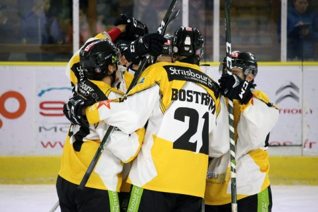 Photo hockey match Chamonix  - Strasbourg  le 06/10/2017