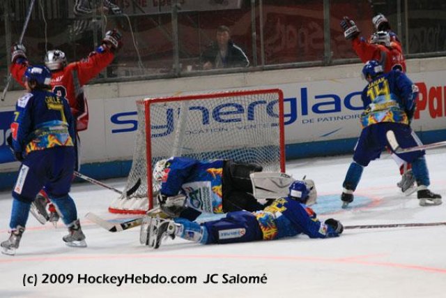 Photo hockey match Grenoble  - Dijon  le 22/02/2009