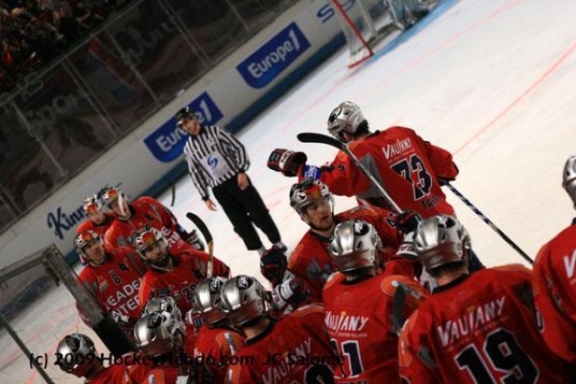 Photo hockey match Grenoble  - Dijon  le 22/02/2009