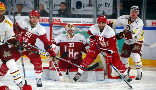 Photo hockey match Lausanne - Genève le 10/10/2017