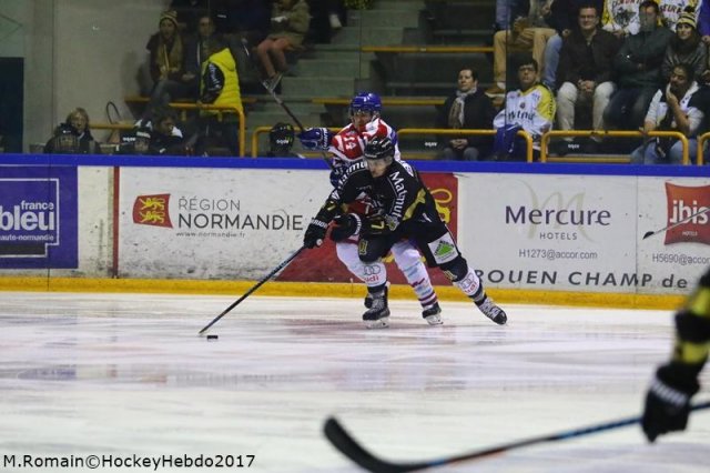 Photo hockey match Rouen - Mulhouse le 10/10/2017