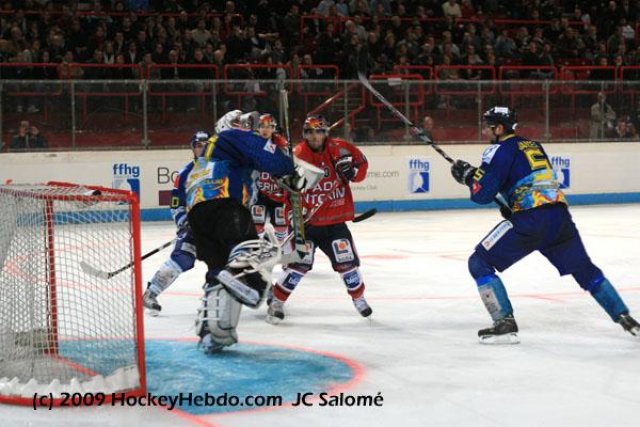 Photo hockey match Grenoble  - Dijon  le 22/02/2009