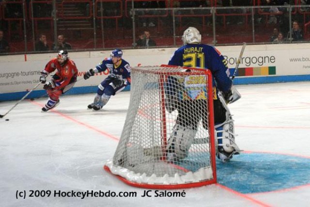 Photo hockey match Grenoble  - Dijon  le 22/02/2009