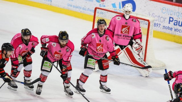 Photo hockey match Amiens  - Bordeaux le 10/10/2017