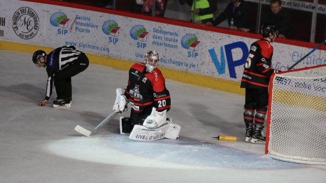 Photo hockey match Amiens  - Bordeaux le 10/10/2017