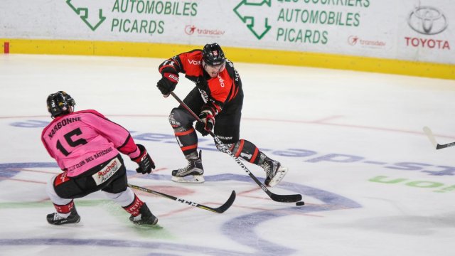 Photo hockey match Amiens  - Bordeaux le 10/10/2017