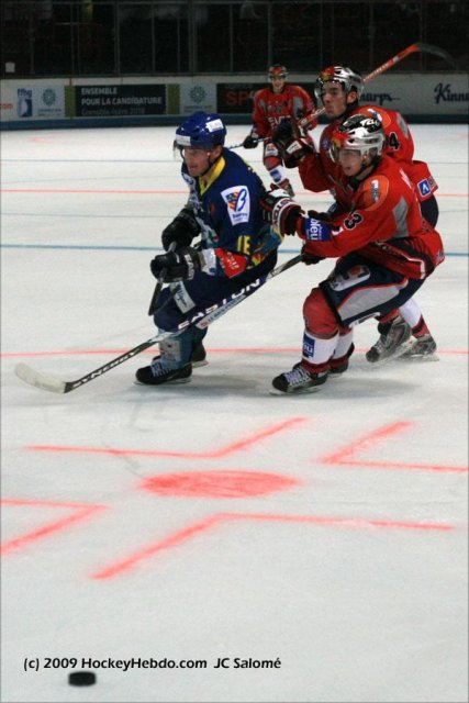 Photo hockey match Grenoble  - Dijon  le 22/02/2009