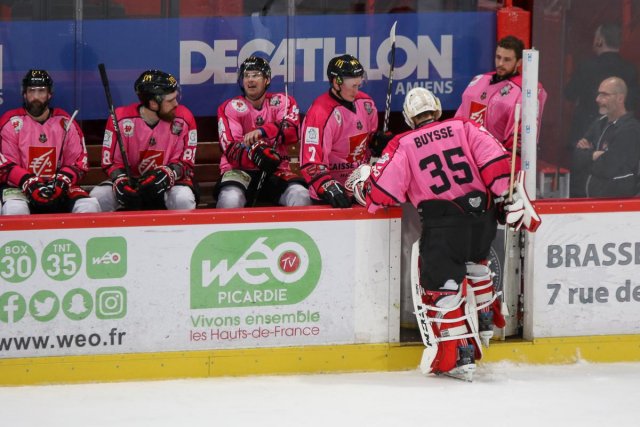 Photo hockey match Amiens  - Bordeaux le 10/10/2017