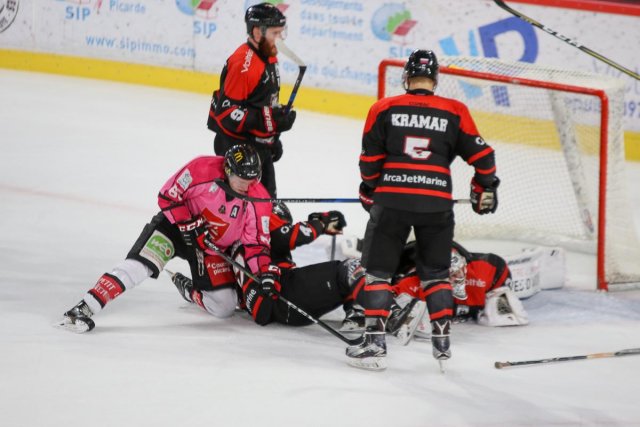 Photo hockey match Amiens  - Bordeaux le 10/10/2017
