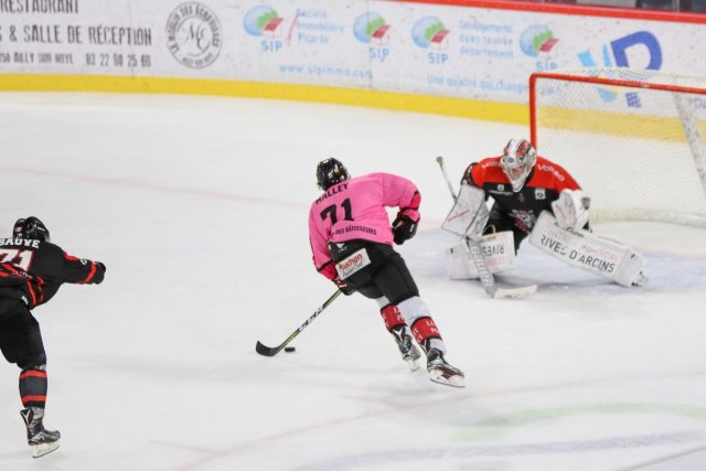 Photo hockey match Amiens  - Bordeaux le 10/10/2017