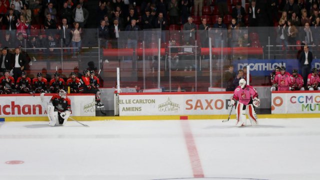 Photo hockey match Amiens  - Bordeaux le 10/10/2017