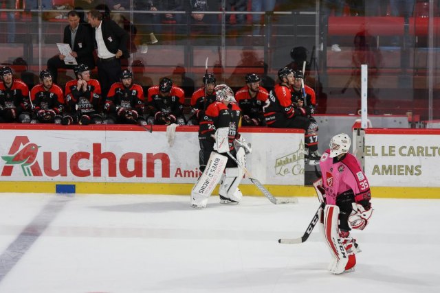 Photo hockey match Amiens  - Bordeaux le 10/10/2017