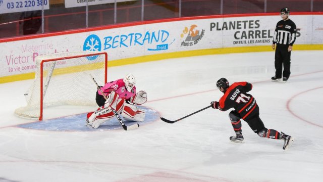 Photo hockey match Amiens  - Bordeaux le 10/10/2017