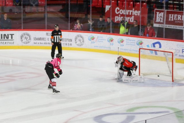 Photo hockey match Amiens  - Bordeaux le 10/10/2017