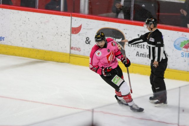 Photo hockey match Amiens  - Bordeaux le 10/10/2017