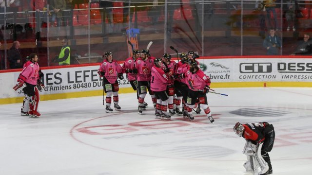 Photo hockey match Amiens  - Bordeaux le 10/10/2017