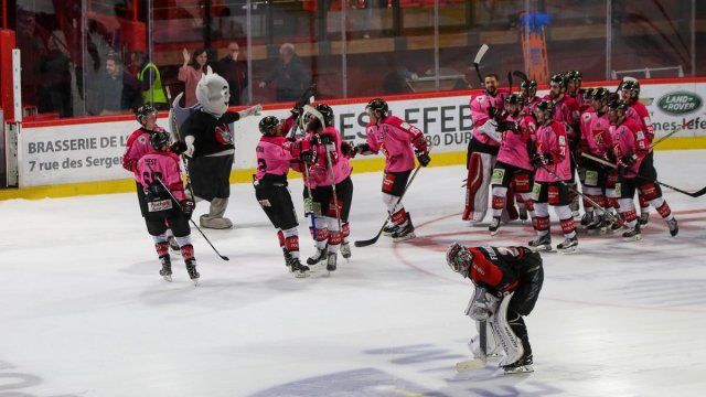 Photo hockey match Amiens  - Bordeaux le 10/10/2017